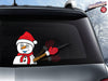 Chilly the Snowman Waving WiperTag with Decal