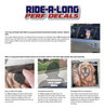 *NEW* Thriller Zombie *RIDE A LONG* Perforated Decal