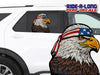 *NEW* Bald Eagle USA *RIDE A LONG* Perforated Decal