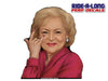 Betty White *RIDE A LONG* Perforated Decal