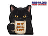 *NEW PRE-ORDER* Black Cat with Is It Fall Yet Mug *RIDE A LONG* Perforated Decal