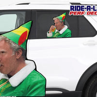 *NEW* Drinking Buddy *RIDE A LONG* Perforated Decal