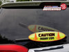 *NEW* Caution. Frequent Stops REFLECTIVE WiperTags