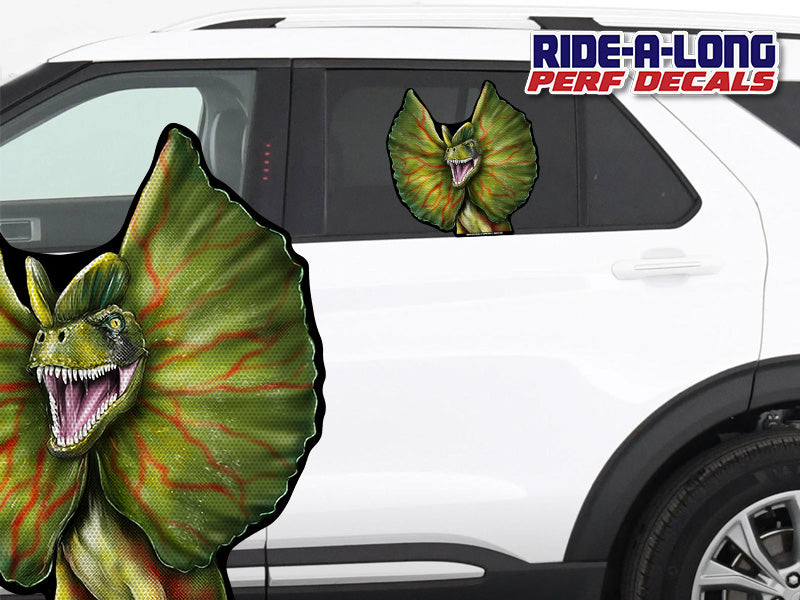 *NEW* Dilophosaurus *RIDE A LONG* Perforated Decal