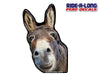 *NEW* Donkey Smiling *RIDE A LONG* Perforated Decal