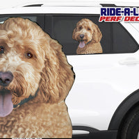 *NEW* Doodle Dog *RIDE A LONG* Perforated Decal