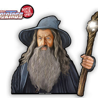 Gray Wizard You Shall Not Pass Waving WiperTag