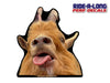 *NEW* Goat with Tongue Out *RIDE A LONG* Perforated Decal