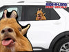 *NEW* Goat with Tongue Out *RIDE A LONG* Perforated Decal