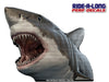 *NEW* Great White Shark *RIDE A LONG* Perforated Decal