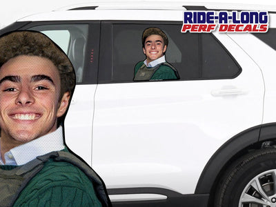 *NEW* Luigi *RIDE A LONG* Perforated Decal