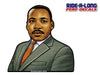 *NEW* MLK Jr *RIDE A LONG* Perforated Decal