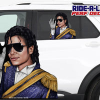King of Pop Waving Glove *RIDE A LONG* Perforated Decal