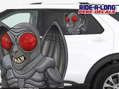 *NEW* Mothman *RIDE A LONG* Perforated Decal