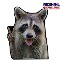 *NEW* Raccoon Peace *RIDE A LONG* Perforated Decal