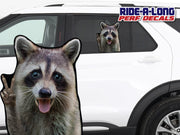*NEW* Raccoon Peace *RIDE A LONG* Perforated Decal