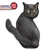 REAL Cat Black Tail Wagging WiperTags