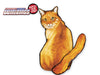 REAL Cat orange Tabby Tail Wagging WiperTags