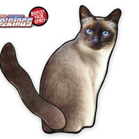 REAL Cat Siamese Tail Wagging WiperTags