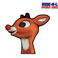 *NEW* Red Nose Reindeer *RIDE A LONG* Perforated Decal