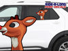 *NEW* Red Nose Reindeer *RIDE A LONG* Perforated Decal