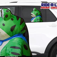 Resist Frog *RIDE A LONG* Perforated Decal