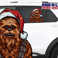 *NEW* Santa Wookie *RIDE A LONG* Perforated Decal