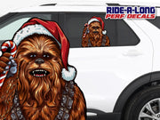 *NEW* Santa Wookie *RIDE A LONG* Perforated Decal