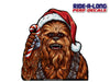 *NEW* Santa Wookie *RIDE A LONG* Perforated Decal