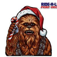 *NEW* Santa Wookie *RIDE A LONG* Perforated Decal