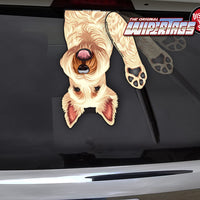 *NEW* Scottish Wheaten Terrier Waving Dog WiperTags