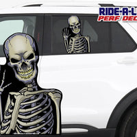 *NEW* Skeleton Wave *RIDE A LONG* Perforated Decal
