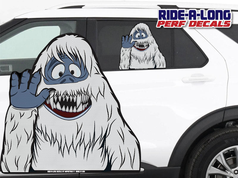 *NEW* Snowbeast *RIDE A LONG* Perforated Decal