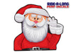 *NEW* St Nick Santa *RIDE A LONG* Perforated Decal