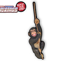 Swinging Chimp on a Rope WiperTag