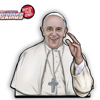 Pope Francis I Waving WiperTag