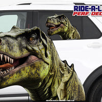 *NEW* T-Rex Dinosaur *RIDE A LONG* Perforated Decal