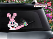 Easter Bunny Waving Egg (7 St) WiperTag with Decal