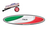 Italy Oval Flag WiperTag