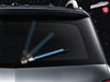 Blue WiperTags light saber wiper blade cover for vehicle