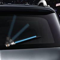 Blue WiperTags light saber wiper blade cover for vehicle