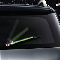 Green WiperTags light saber wiper blade cover for vehicle
