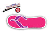 Pink and Purple Sandal WiperTags
