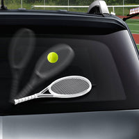 Tennis Racquet WiperTag with Ball