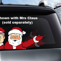 Mrs Claus Waving Arm WiperTag with Decal