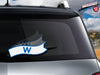 Fly the W Blue & White WiperTag