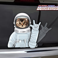Astro Kitty Waving WiperTags