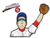 Baseball Player WiperTag with Decal
