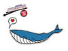 Beatrice the Whale WiperTags & Decals