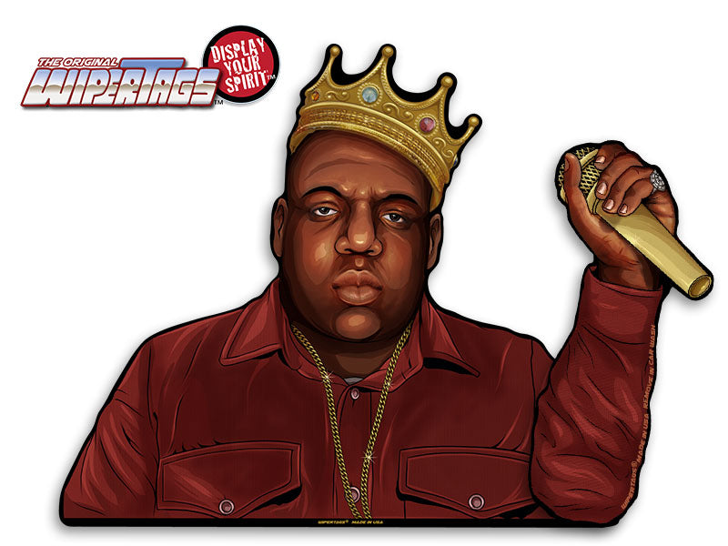 BIG Poppa Notorious Biggie Decal WiperTag for vehicle rear windshield ...